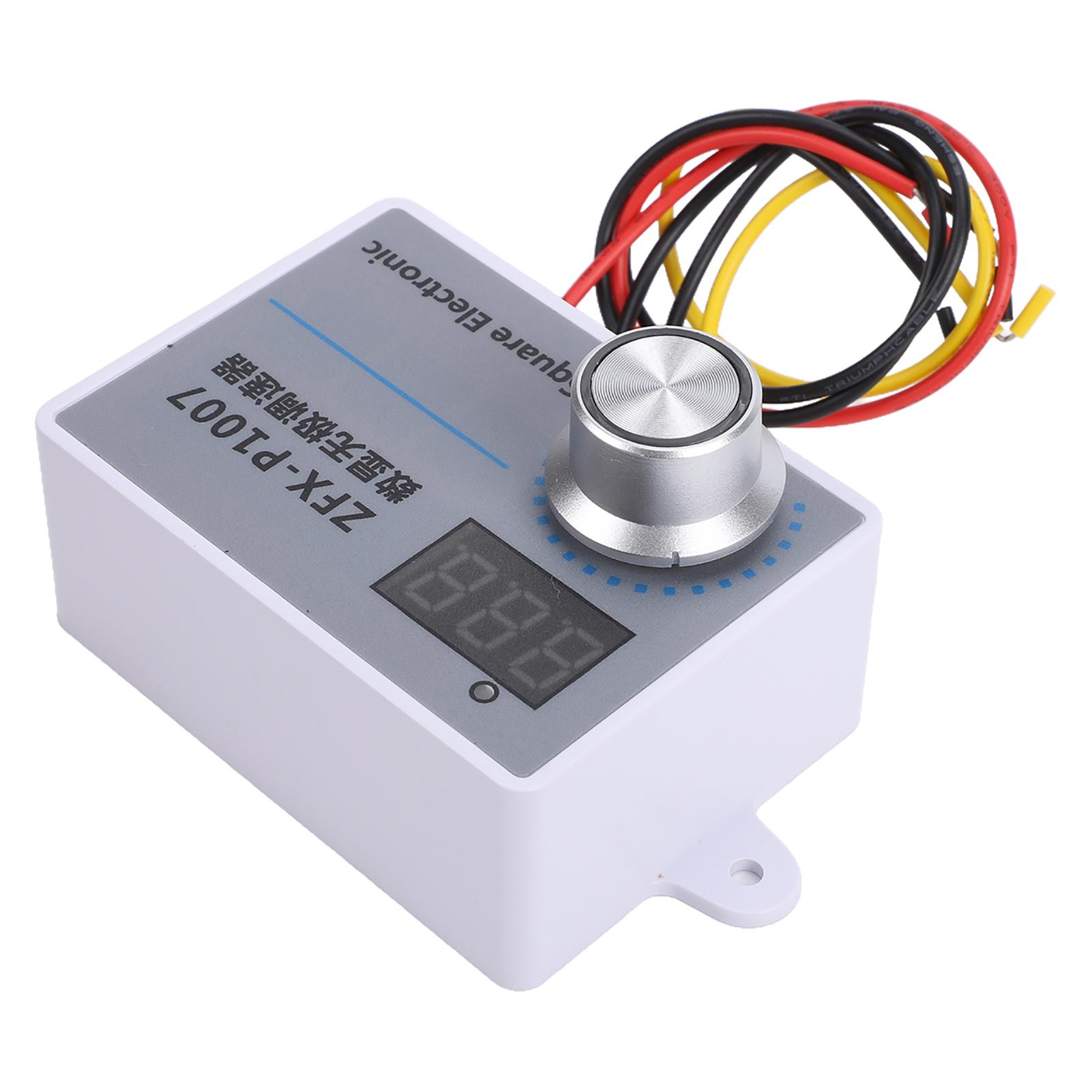 Controlador de Velocidad y Temperatura para Motor Eléctrico PWM AC 220V Potencia 500W Pantalla Digital Precisión de Control 1 por ciento Regulador