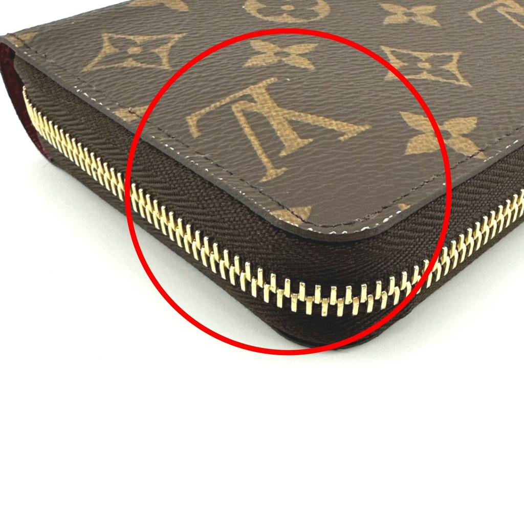 LOUIS VUITTON Monogram Zippy wallet Long Wallet purse Monogram canvas M42616 Used
