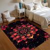 Mandala Bohemian Area Rug for Living Room Bedroom Boho Spiritual Yoga Meditation Home Decor Soft Non Slip Washable Floor Mat