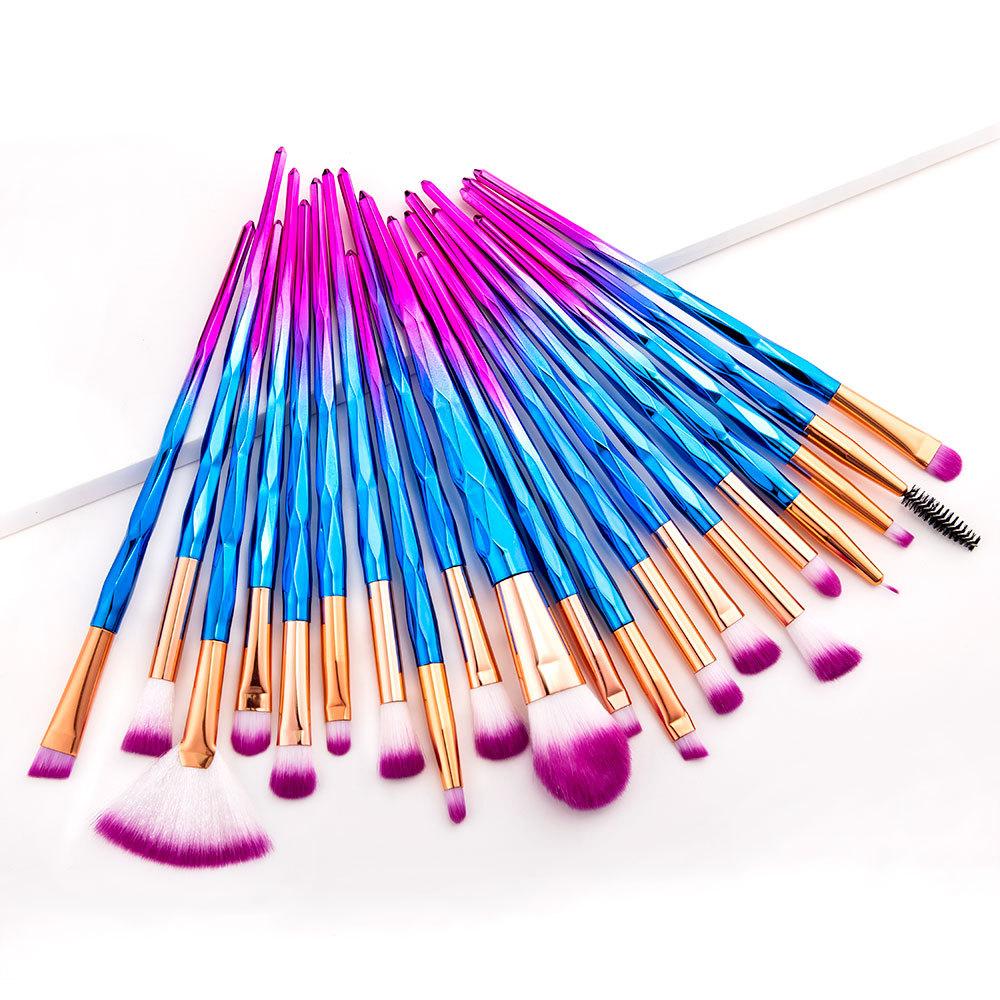 Neues 20 Einhorn Diamant Make-up Pinsel Set Set Pinsel, Augenpinsel Beauty Werkzeuge Make-up Werkzeuge