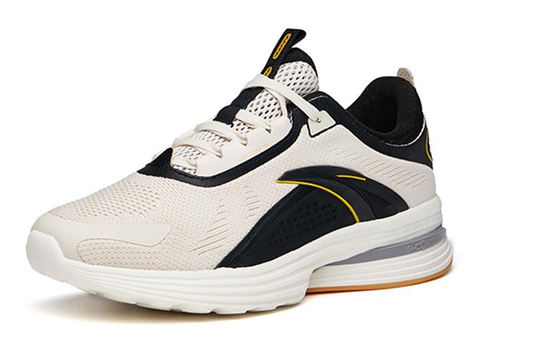 Men's Sneakers Anta Slip Resistant, Abrasion Resistant, Breathable Low Top Running Shoes Men's Black Gray