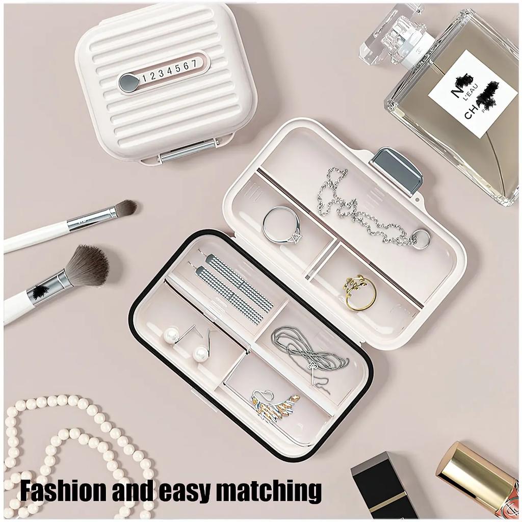 Portable Pill Box Waterproof Medicine Storage Device Travel Pill Compact Pill Storage Container For Daily Vitamin Supplements Suitable
