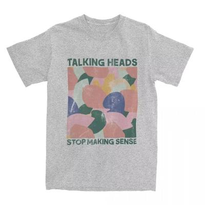 Talking Heads Stop Making Sence Men T Shirts Novelty Tees Short Sleeve Crew Neck T-Shirts  Classic Clothing