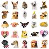 50 Cute Dog Emoji Stickers for Journals, Water Bottles, & Suitcases - Internet-Inspired Graffiti Design