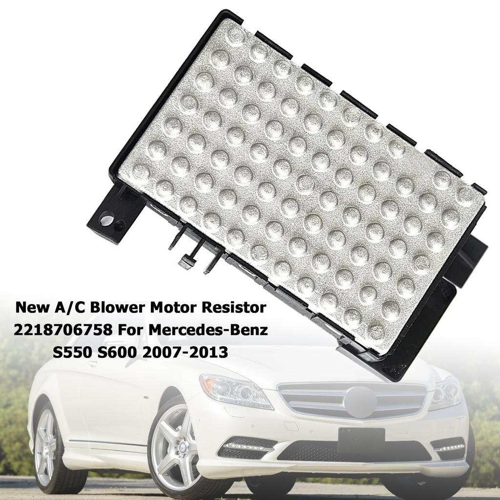 New A/C Blower Motor Resistor 2218706758 For Mercedes-Benz S550 S600 2007-2013