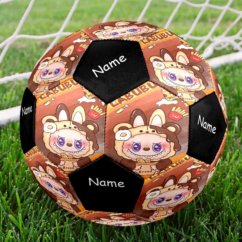 Custom Name Labubu Theme Size 5 Soccer Ball, Suitable for Both Indoor and Outdoor Matches, a Gift Suitable for Everyone.