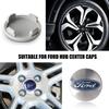 4Pcs 54mm For Ford Focus Mk4 Fiesta MK7 Kuga Smax Ranger Mustang Car Wheel Center Hub Cap Cover Tire Hubcaps Auto Accessories