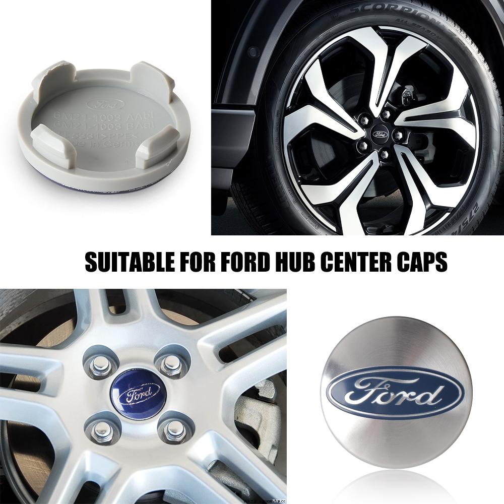 4Pcs 54mm For Ford Focus Mk4 Fiesta MK7 Kuga Smax Ranger Mustang Car Wheel Center Hub Cap Cover Tire Hubcaps Auto Accessories