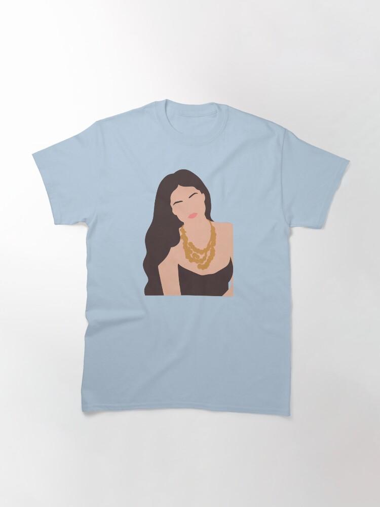 T-shirt Classica con Illustrazione Lineless di Selena Gomez