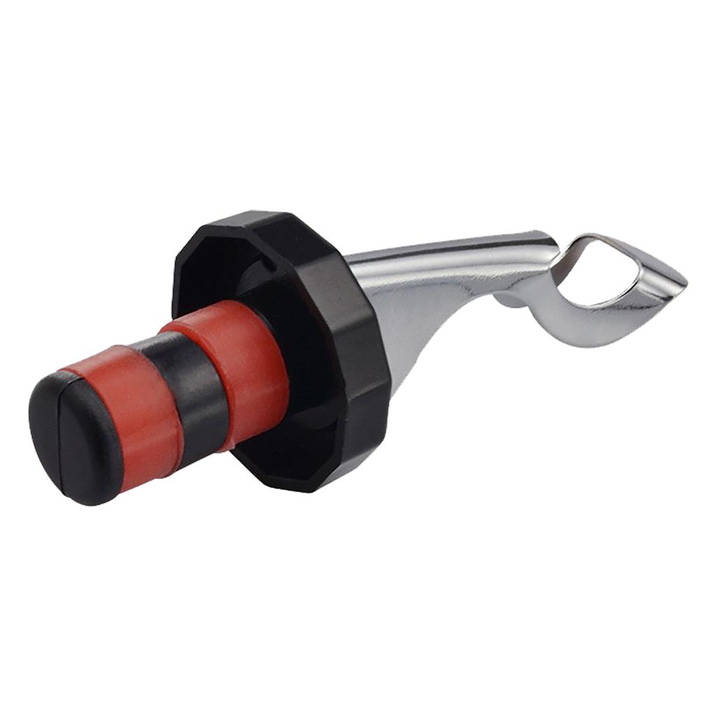 Wine Stopper Black Red Bottle Cork Silicone Tight Sealing Leakage Proof Vacuum Reusable Beverage Stopper