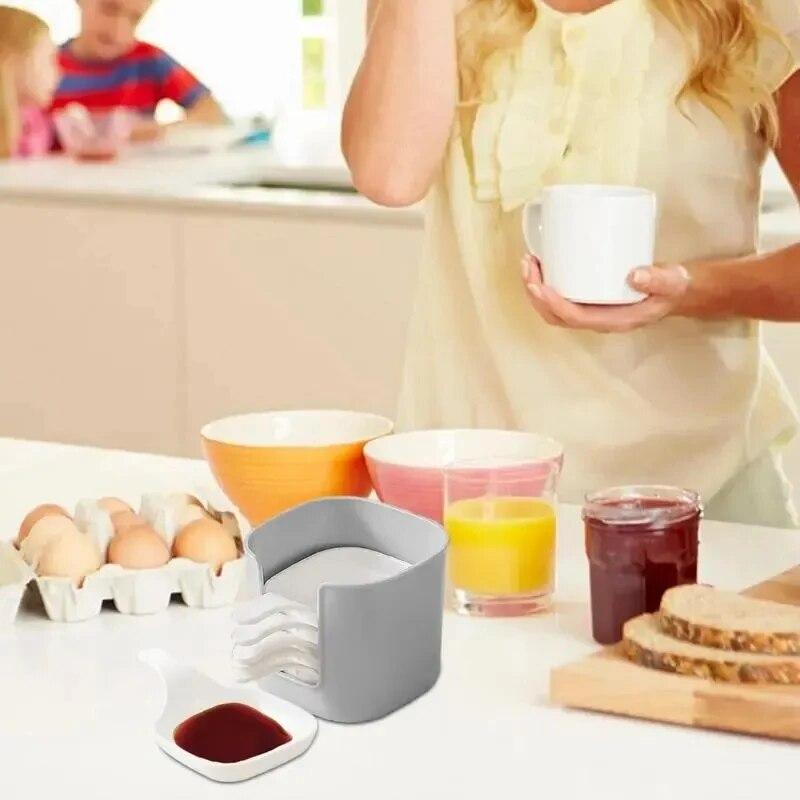 6 Pieces Sauce Serving Bowls with Stacked Storage Box Dipping Bowls with Handle for Candy Dessert Appetizer Nuts Seasonings