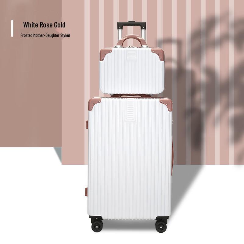 Stylish Zipper ABS Travel Suitcase
