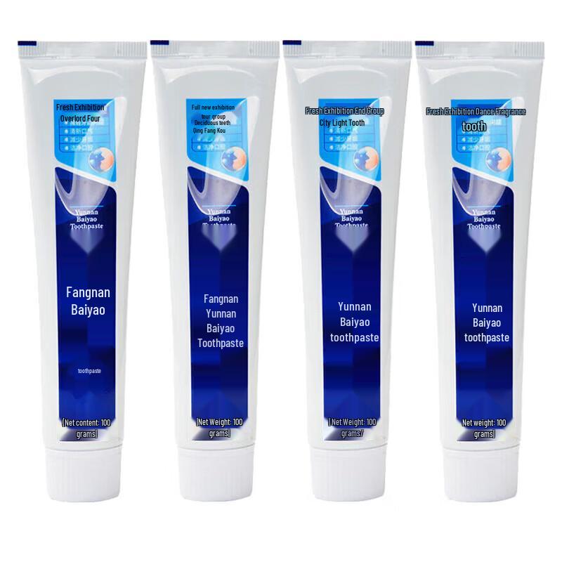 

Yunnan Baiyao Probiotic Fresh Breath Toothpaste, 4 x 100g