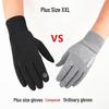 Yushuiyao Men's Windproof Waterproof Touchscreen Winter Cycling Gloves