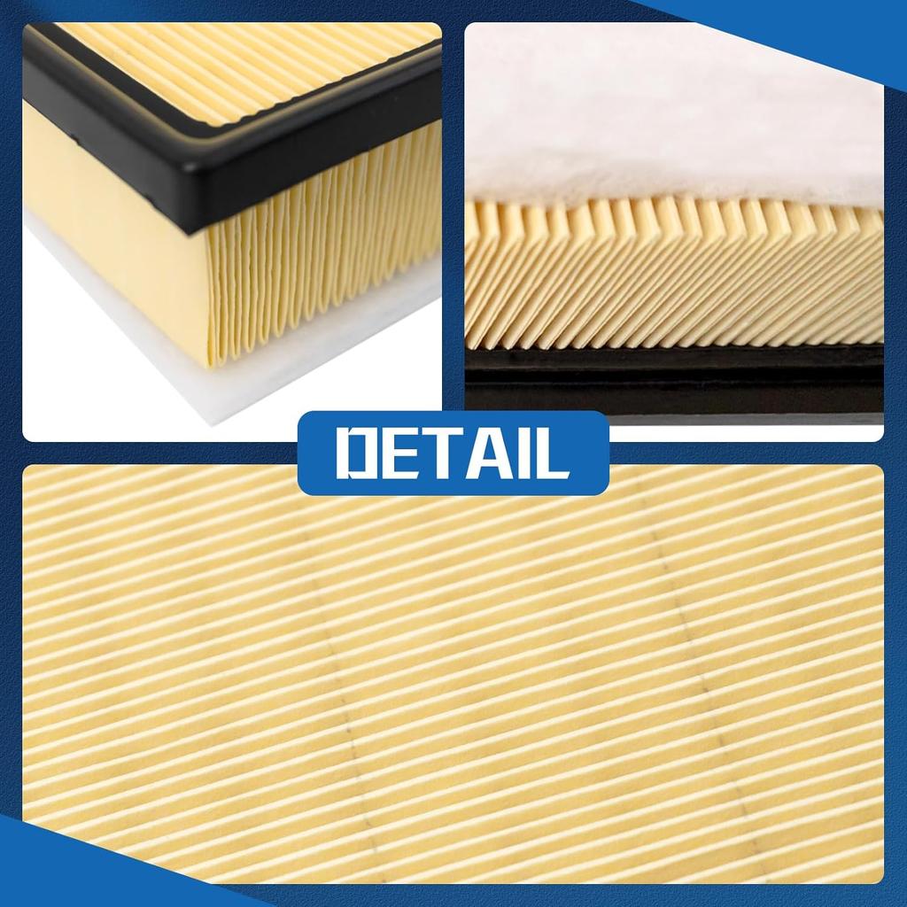 CA10835 Engine Air Filter Compatible With 2010-2024 Toyota 4Runner, 2010-2014 Toyota FJ Cruiser, 2010- Lexus GX460, 17801-38050, 1780138051