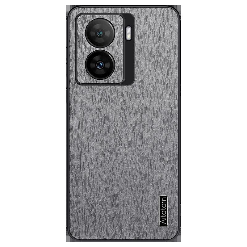 Coque de téléphone créative à motif d'écorce pour IQOO Z7X/Z6 - Coque de personnalité pour hommes et femmes.
