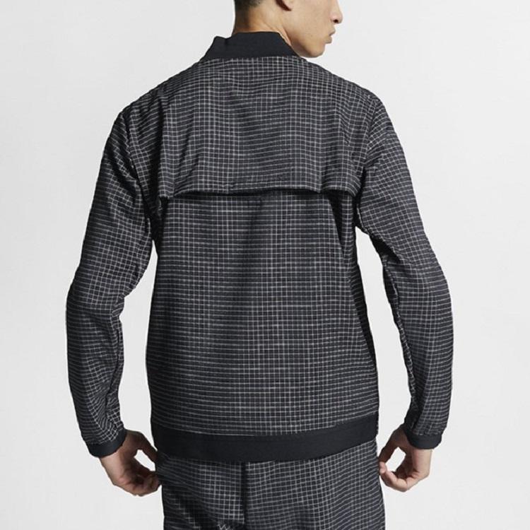 Nike Sports Casual Mesh Collar Woven Jacket Men Jackets Black AR1579-010