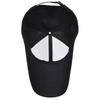 Men's Solid Color Long Brim Baseball Cap Outdoor Sports Sunscreen R Metal Hat Fishing Leisure Cap