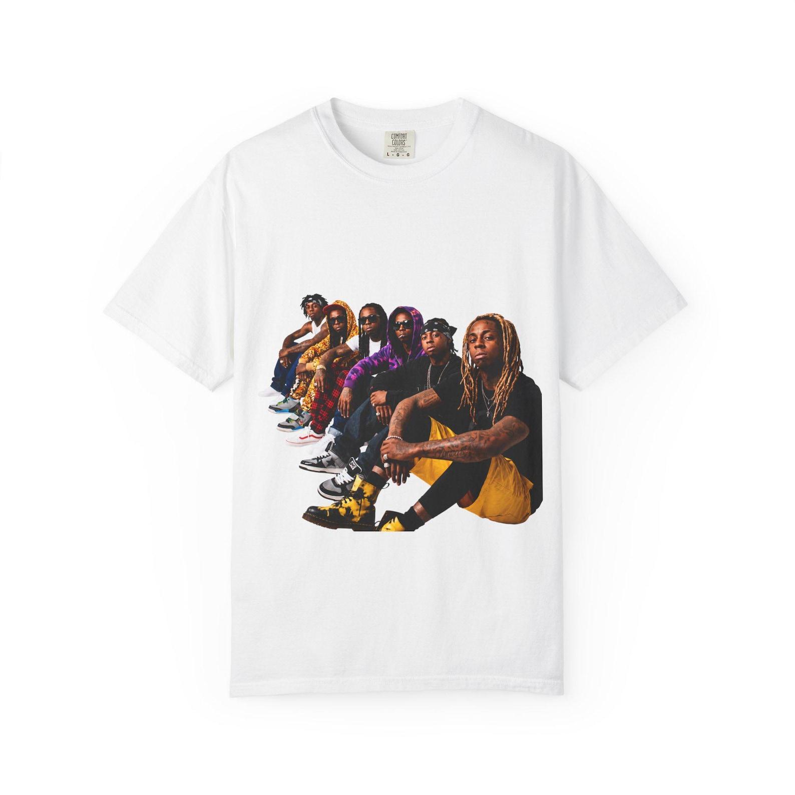 Wayne Through the Years T-shirt | Vintage Timeline Portraits 2XL