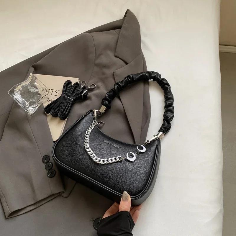 Versatile Crossbody Bag for Women's Fashion  New Customized Simple Shoulder Bag  One Shoulder Bag