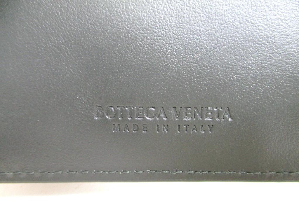 Authentic BOTTEGA VENETA Black Leather Small Cassette Bi-Fold Bill Wallet #a417  Refurbished