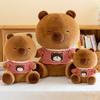 Plush Hoodie Capybara Toy Cute Cartoon Girl Child Sleeping Companion Gift Doll