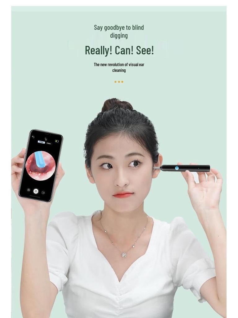 Children's Ear Cleaning Tool with HD Endoscope & Wireless Bluetooth