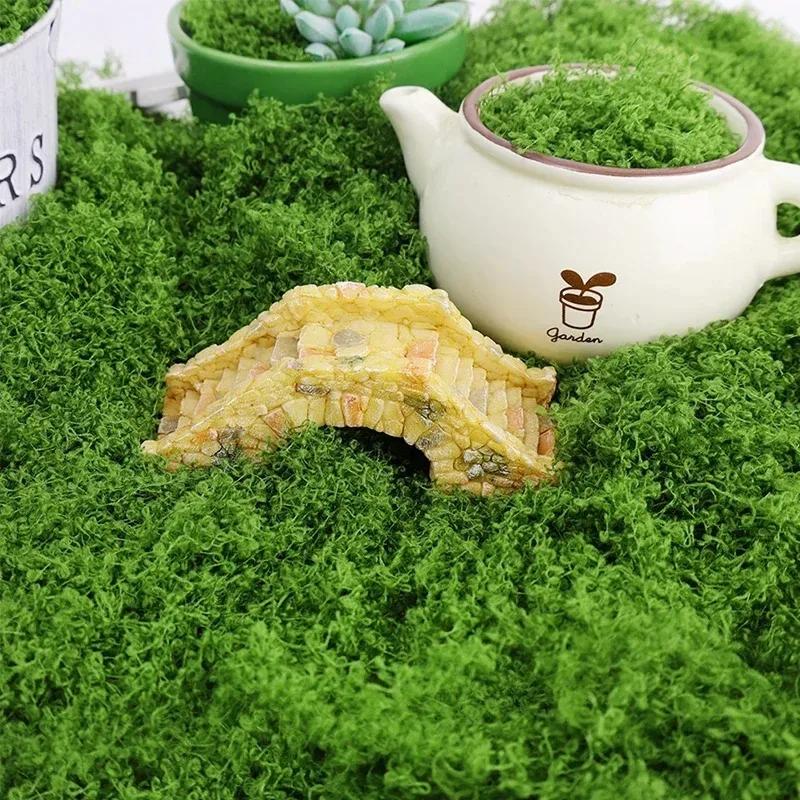 

Wholesale Artificial Green Moss for Potted Ornaments Micro Landscape Eternal Moss Grass Fake Plants DIY Garden Home Decor Crafts