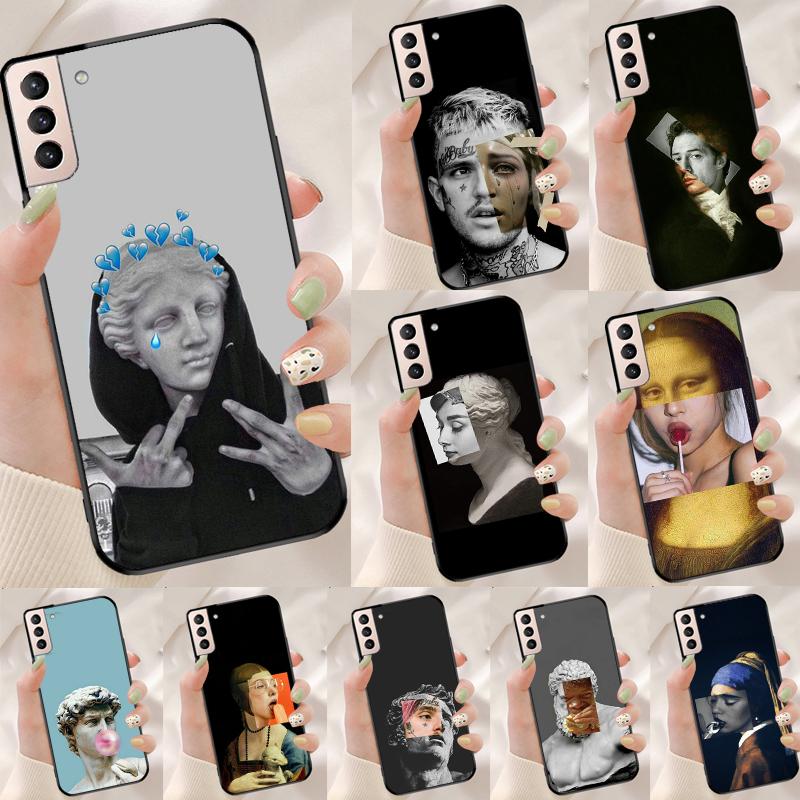 Famous Aesthetic Statue Funda Case For Samsung Galaxy S25 Ultra S9 S10 S20 S22 Plus S21 FE S23 S24 Ultra Phone Cover