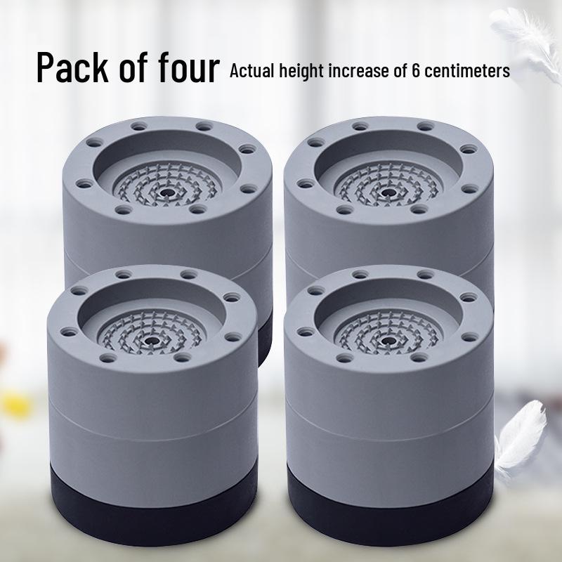 Anti-slip Heightening Pads for Washing Machines, Refrigerators, and Furniture - Shock Absorption & Waterproof Mats