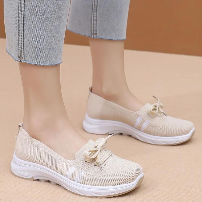 Lace Up Woman Footwear Spring Autumn Daily Routine Designer Luxury Comfortable and Elegant Aesthetic Y2k Fashion Shoes for Women