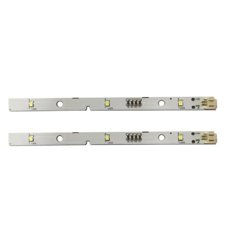 

2x LED Light Bar Replacement Components Suitable For Refrigerator Models Enhancing Visibility 12V Cold White 16cm Length 1