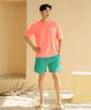Tyubeuteuli Best Trip Men'S Short Sleeve Rash Guard A518 Peach