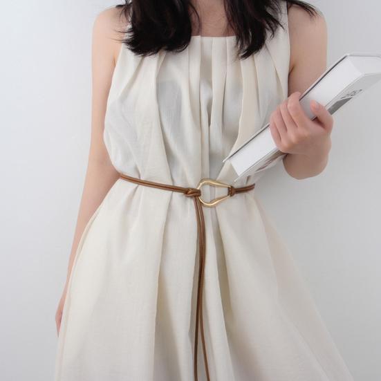 Women Belt Imitation Leather Adjustable Waist Cinching Belt Minimalist Design Dresses Shirts Jumpers Casual Waistband