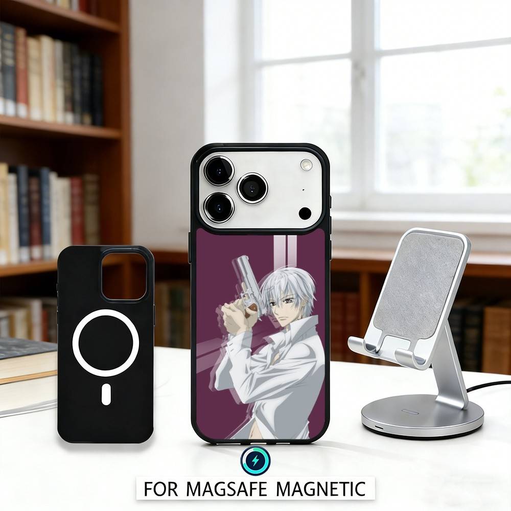 Anime V-Vampire K-Knight Phone Case For iPhone 17,16,15,14,13,12,Pro,Max For Magsafe Magnetic Wireless Charging