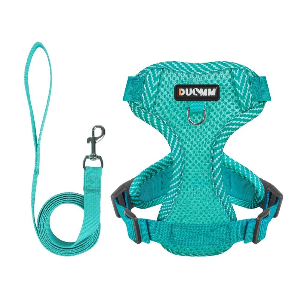 Adjustable Vest Chest Dog Collars Dog Harness Clothes Rope Small Dogs Reflective Breathable Outdoor Walking Pet Dog Accessories