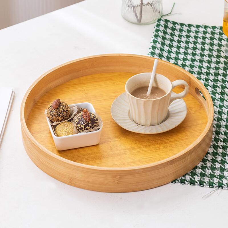 Large Bamboo Wood Serving Tray