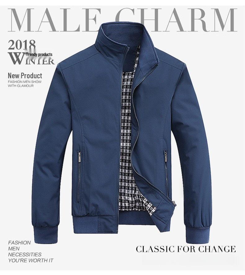 Herren Plus Size Freizeitjacke - Frühling & Herbst Europäischer Stil