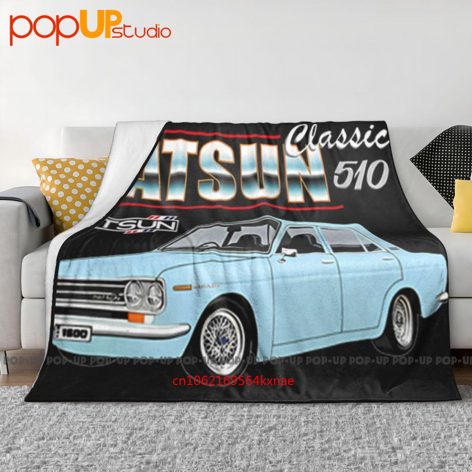 Datsun 1600 510 Седан Ультра-Мягкое Одеяло Стеганое Зимнее Покрытие для Дивана Покрывала для Кровати 30x40in