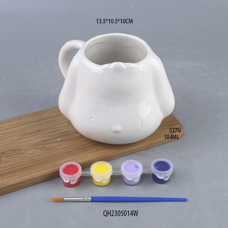 Christmas Creative Limited Christmas Tree American Ceramic Cup with Lid Pure White Mug Coffee Cup Couple