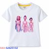 T-shirt per bambini con stampa cartone animato KPop Demon Hunters