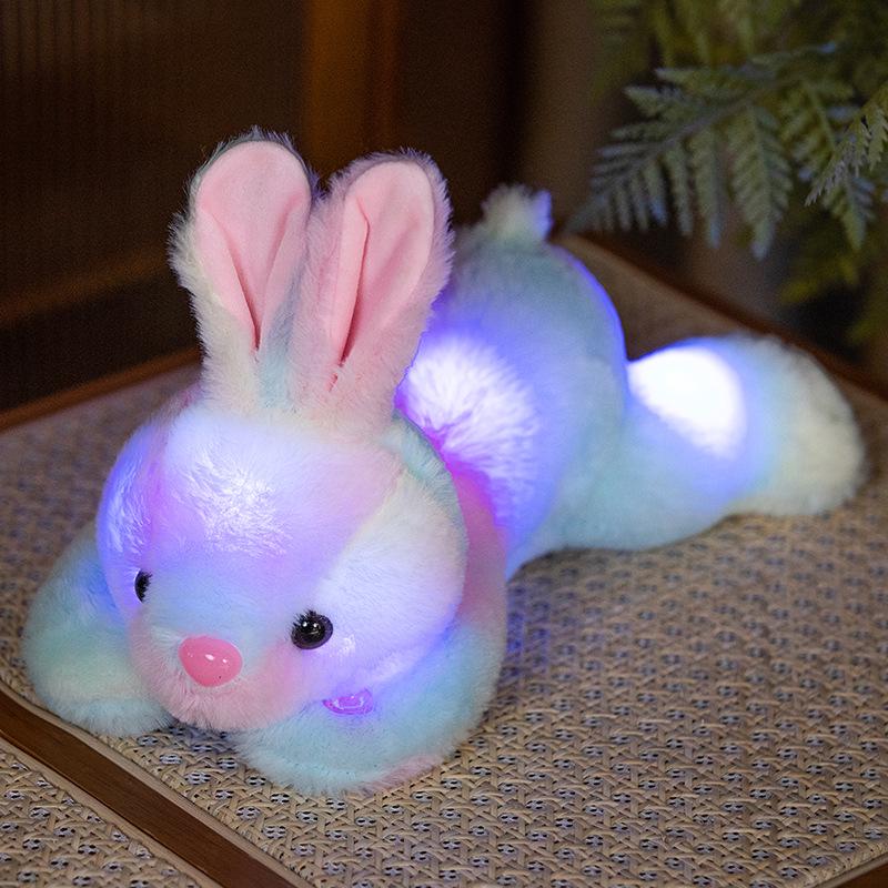 Creative Luminous Rabbit Plush Toy Night Light for Kids