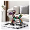 Creative Graffiti Balloon Dog Ornament for Home Décor: Artful Figurine for Study, Wine Cabinet, and TV Stand