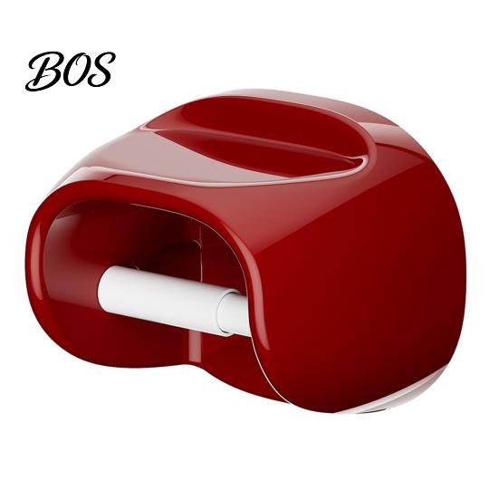 Soporte de Papel de Pared para Rollo Sin Taladro para Inodoro con Estante de Almacenamiento Superior Dañado Dispensador de Pañuelos Duradero que Ahorra Espacio para Baño Cocina