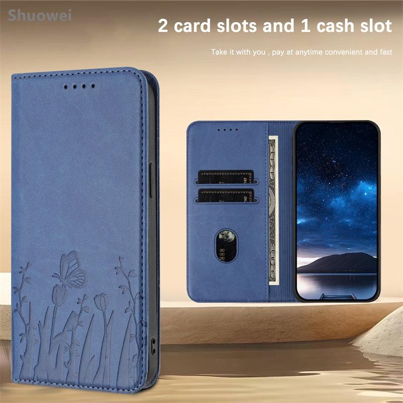 Flip Phone Case Tecno Spark GO 1 10 10C 20 20C 30 2024 2025 Pro 4G Leather Wallet Cover Casing