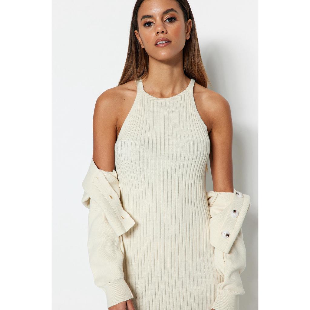 Costum cardigan Stone Midi Tricotaj Twoss23el00738