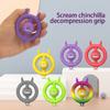 Silicone Grip Device Grip Decompression Toy Screaming Cat Childrens Toy Fine Finger Movement Hand Grip