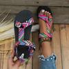 Summer Lightweight Non-slip Beach Sandals Cross Tied Patchwork Flat Sandals Women Outdoor Casual 36-43 Plus Size Women Sandals