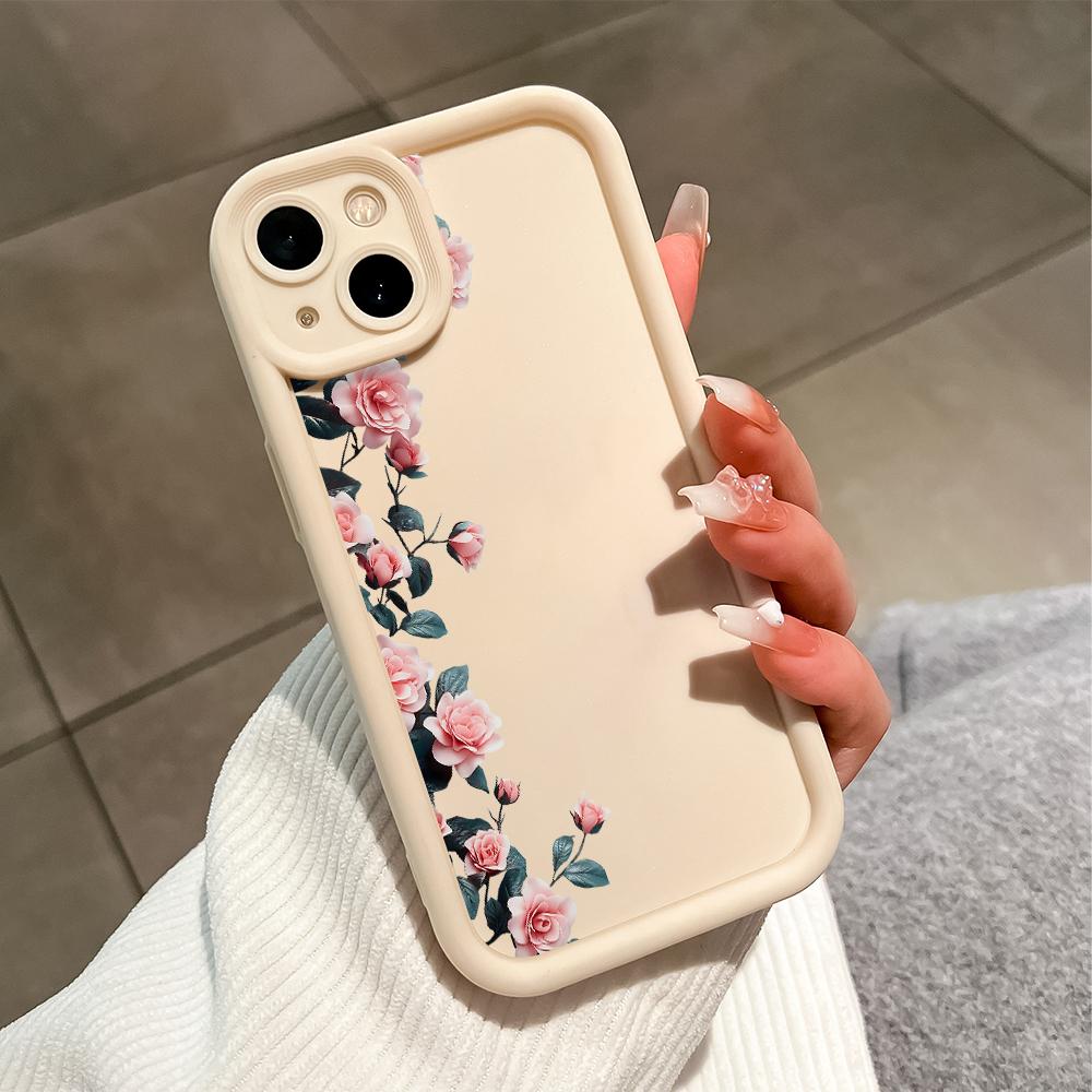 Soft Silicone Phone Casing Full Cover Camera Shockproof Protection Case for Samsung Xiaomi Redmi Poco