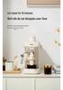 Italian Moka Pot: Semi-Automatic Coffee Maker for Home or Office with Manual Grinding and Brewing.
